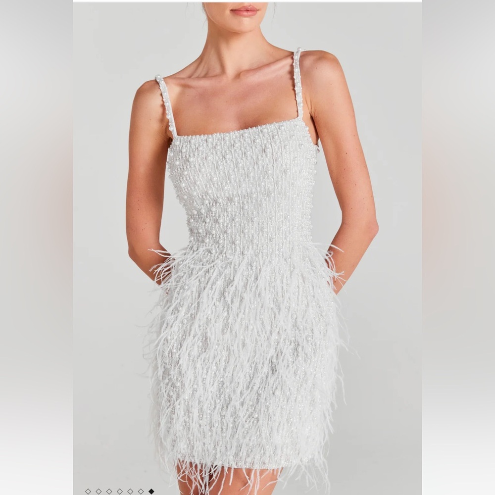 Nadine Merabi Carrie White Dress (S)